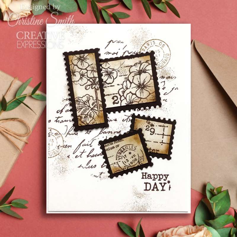 Woodware Clear Singles Flying Birds 4 in x 6 in Stamp Set-18