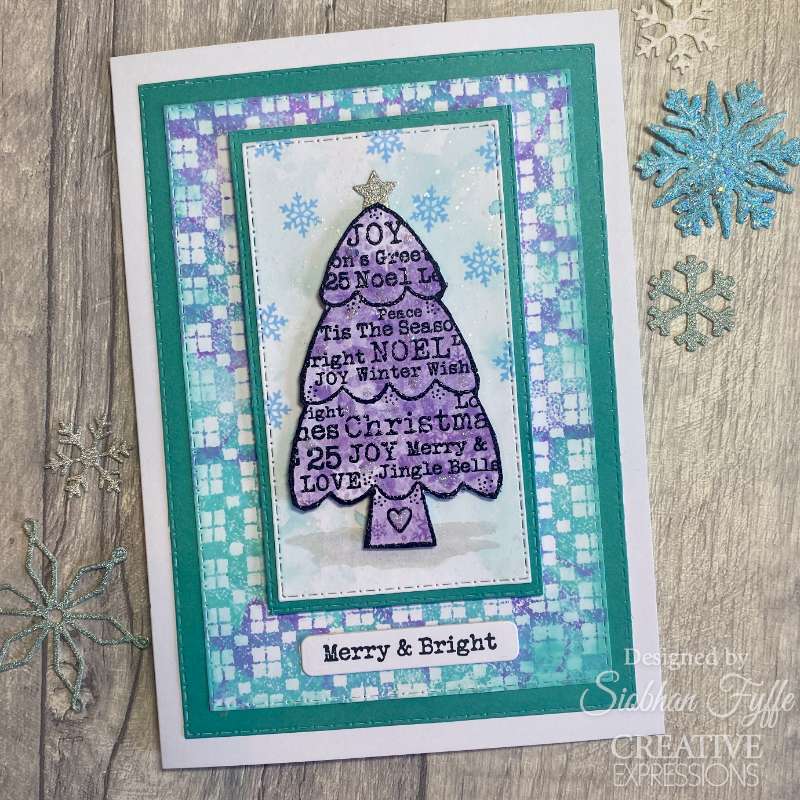 Woodware Clear Singles Tree Wishes 3 in x 4 in stamp Set-6