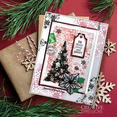Assortiment de tampons Woodware Clear Singles « Snow Frosted Tree » 10 cm x 15 cm-6
