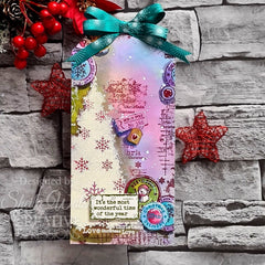 Assortiment de tampons Woodware Clear Singles « Snow Frosted Tree » 10 cm x 15 cm-5