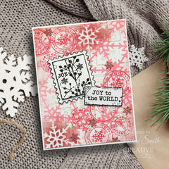 Woodware Clear Singles Winter Postage 4 in x 6 in Stamp Set-4