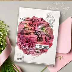 Woodware Clear Singles Flying Birds 4 in x 6 in Stamp Set-7