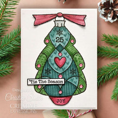 Woodware Clear Singles Glass Tree 4 in x 6 in Stamp Set-2