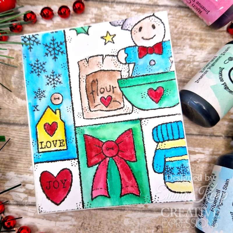 Woodware Clear Singles Winter Sampler 4 in x 6 in Stamp Set-3