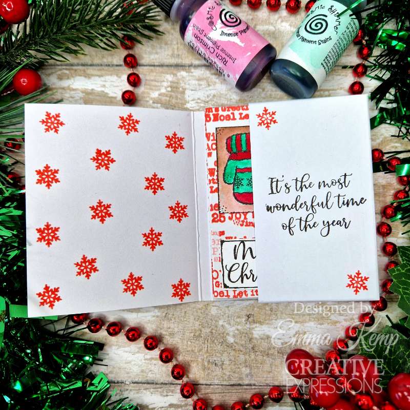 Woodware Clear Singles Winter Sampler 4 in x 6 in Stamp Set-16
