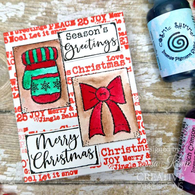 Woodware Clear Singles Winter Sampler 4 in x 6 in Stamp Set-10