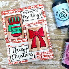 Woodware Clear Singles Winter Sampler 4 in x 6 in Stamp Set-10