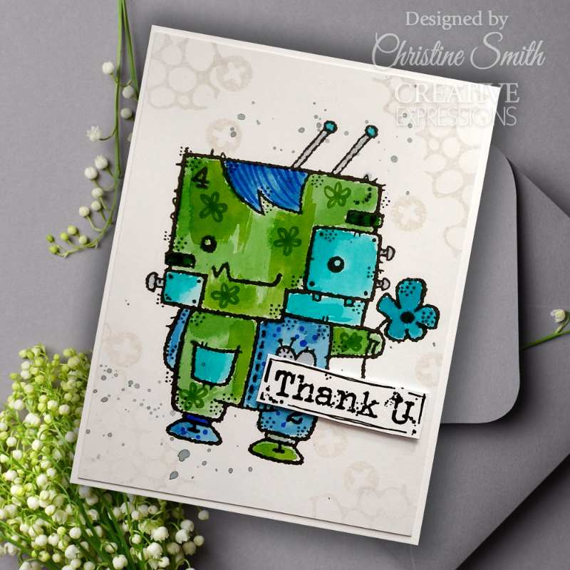 Woodware Clear Singles Monster Skin 3 in x 4 in Stamp Set-7
