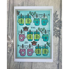 Woodware Clear Singles Tree Wishes 3 in x 4 in stamp Set-8