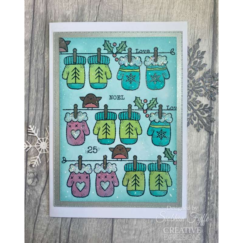 Woodware Clear Singles Tree Wishes 3 in x 4 in stamp Set-8