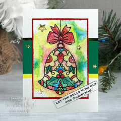 Woodware Clear Singles Christmas Bell 4 in x 6 in Stamp-2