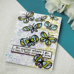 Woodware Clear Singles Garden Border 4 in x 6 in Stamp-4