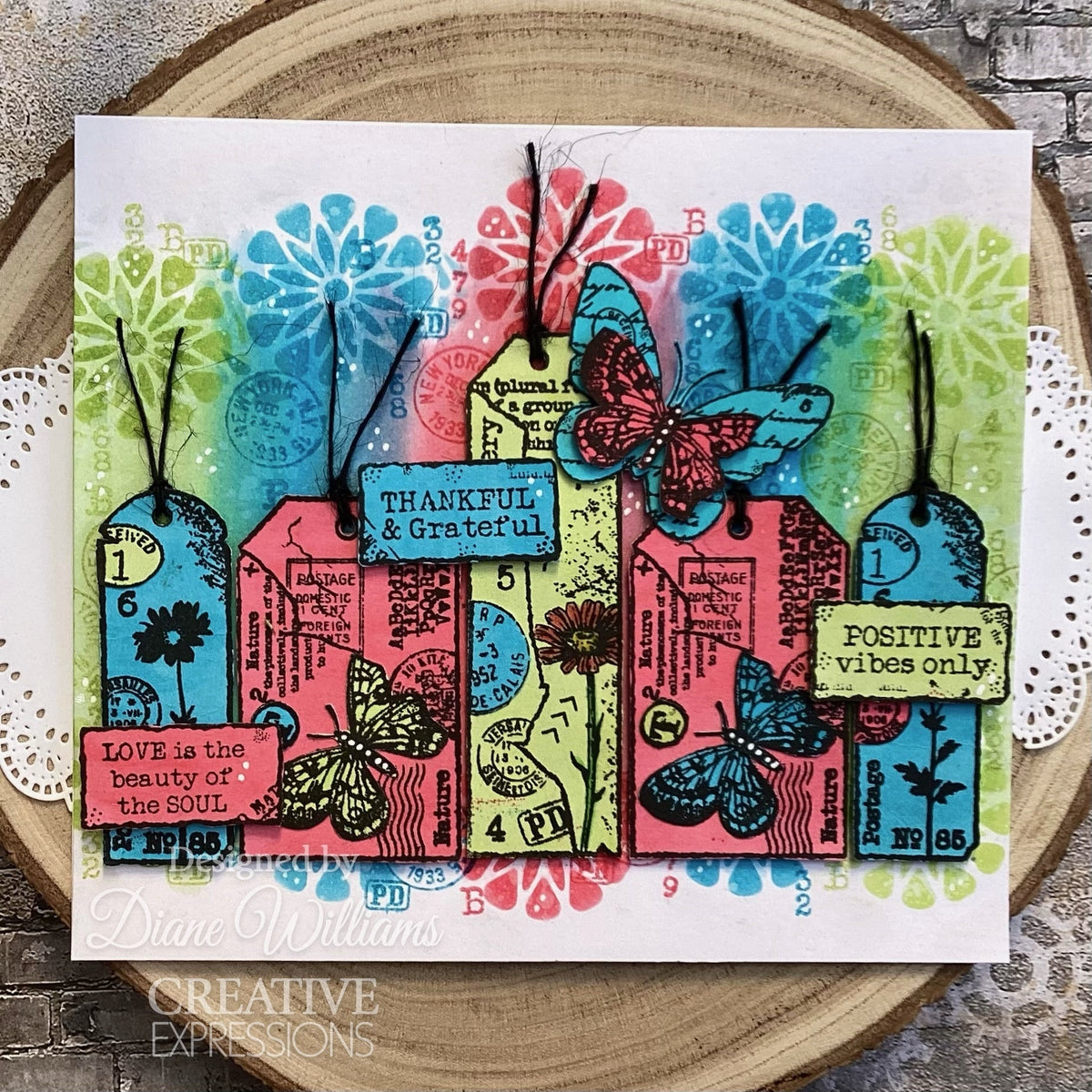 Pochoir Woodware Quito 15 cm x 15 cm-12