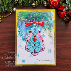 Woodware Clear Singles Glass Tree 4 in x 6 in Stamp Set-6