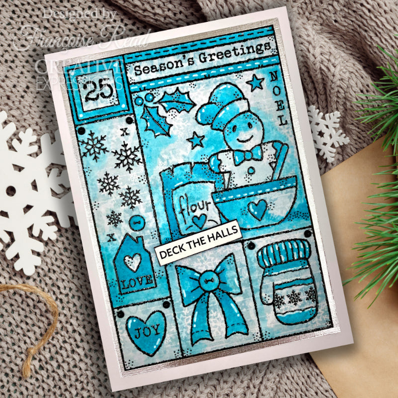 Woodware Clear Singles Winter Sampler 4 in x 6 in Stamp Set-2