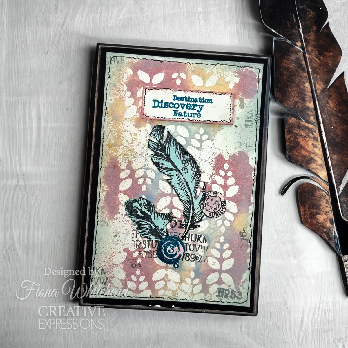 Woodware Medina 6 in x 6 in Stencil-14