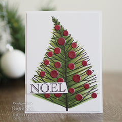 Woodware Clear Singles Bubble Twiggy Tree 4 in x 6 in Stamp-3