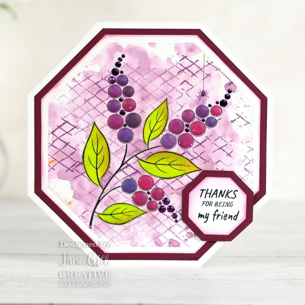 Woodware Clear Singles Bubble Bloom Ellie 4 in x 6 in Stamp-2