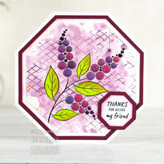 Woodware Clear Singles Bubble Bloom Ellie 4 in x 6 in Stamp-2