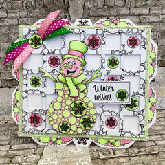 Woodware Jane Gill Bubble Top Tiles Rectangle Die-5