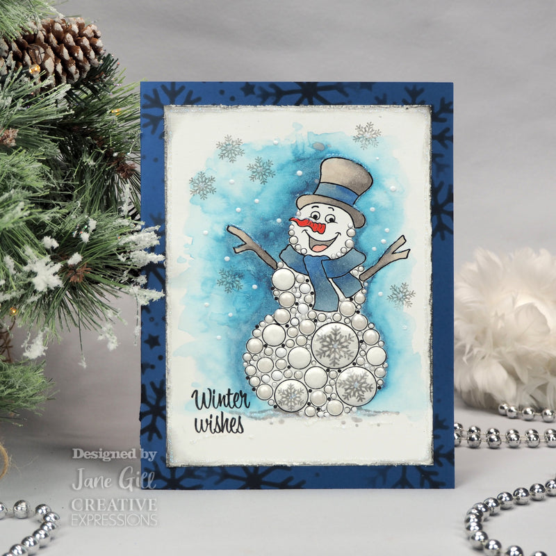 Woodware Clear Singles Big Bubble - Large Topper 4 in x 6 in Stamp-4