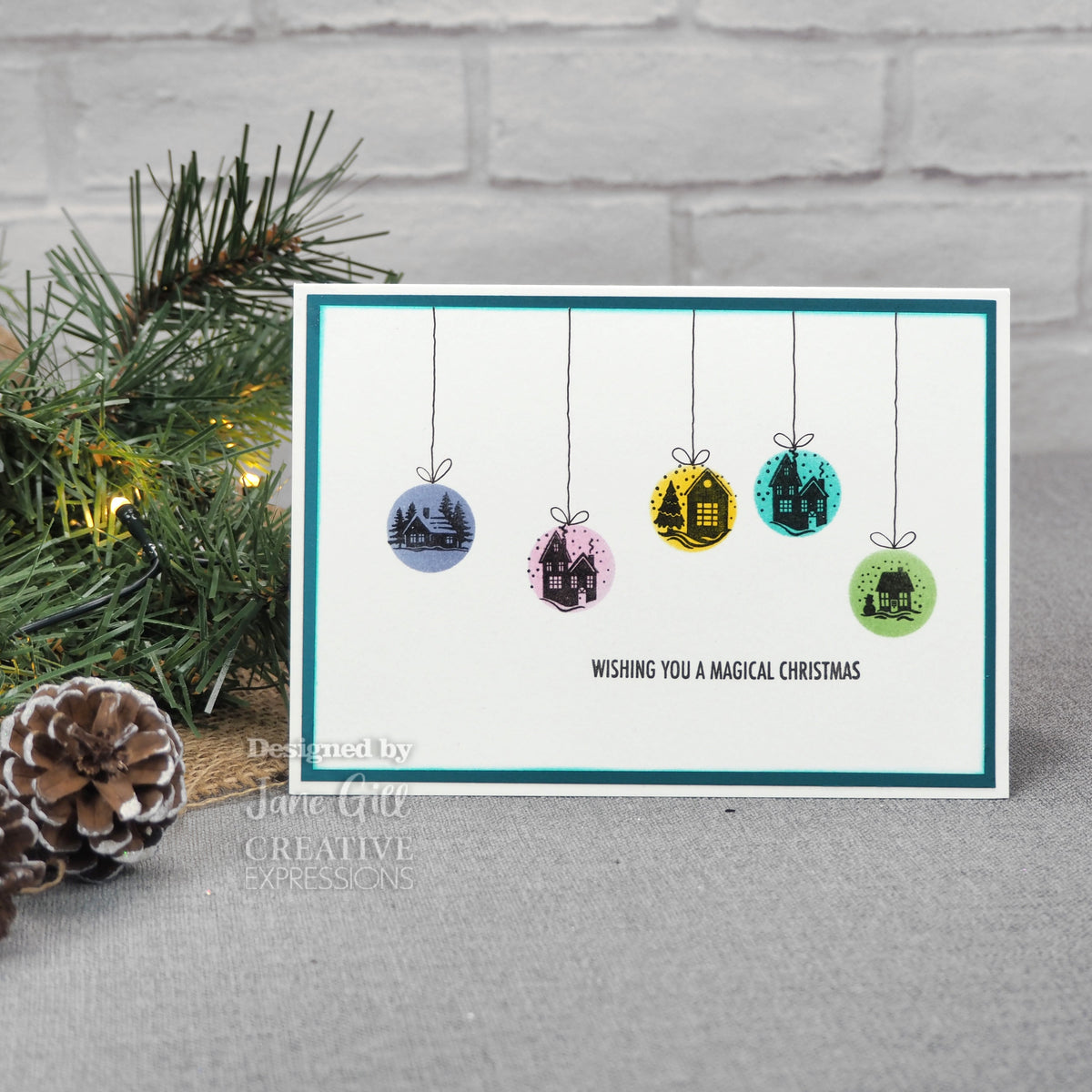 Woodware Clear Singles Big Bubble - Large Topper 4 in x 6 in Stamp-2