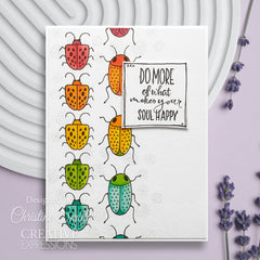 Tampon en silicone Woodware Clear Singles Bug Doodles 10 x 15 cm-5