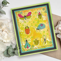 Tampon en silicone Woodware Clear Singles Bug Doodles 10 x 15 cm-2
