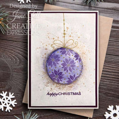 Woodware Clear Singles Paintable Baubles Circles 4 in x 6 in Stamp Set-5