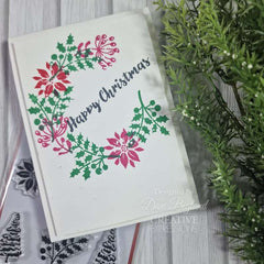 Woodware Clear Singles Paintable Baubles Peardrops 4 in x 6 in Stamp Set-5