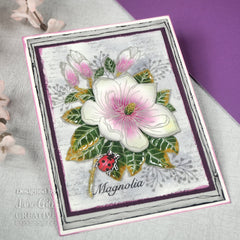Woodware Clear Singles Magnolia 4 in x 6 in Stamp-3