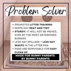 Four Hole Hay Feeder and Litter Box-7