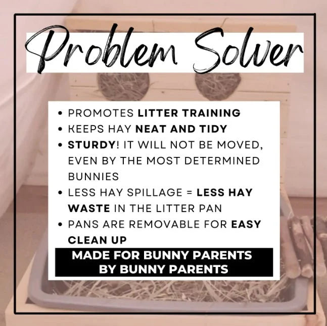 Four Hole Hay Feeder and Litter Box-7