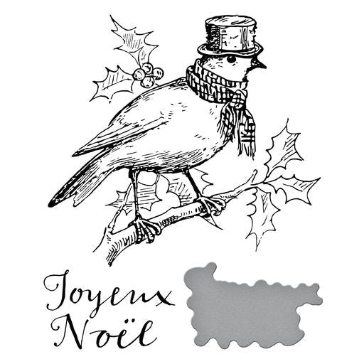 Joyeux Noel Press Plate & Die Set from the BetterPress Christmas Collection-3