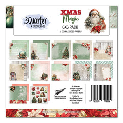 3Quarter Designs Xmas Magic 6x6 Paper Pack-1