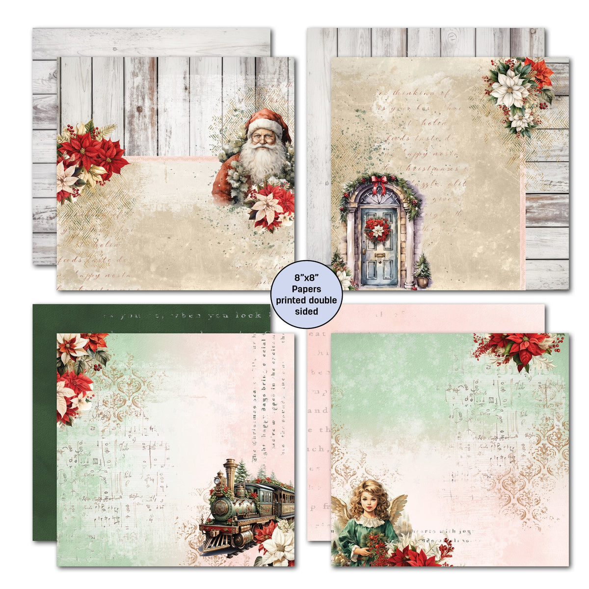3Quarter Designs Xmas Magic 8x8 Paper Pack-3