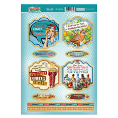 Christmas Crackers Topper Sheet - Christmas Spirit-1