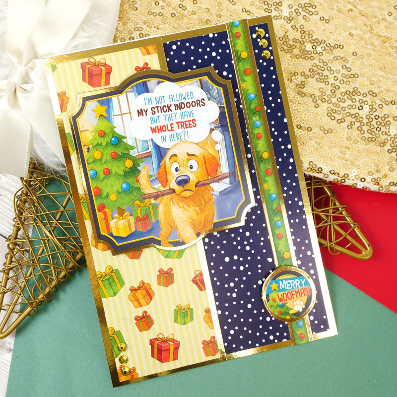 Christmas Crackers Luxury Card Toppers Kit-4