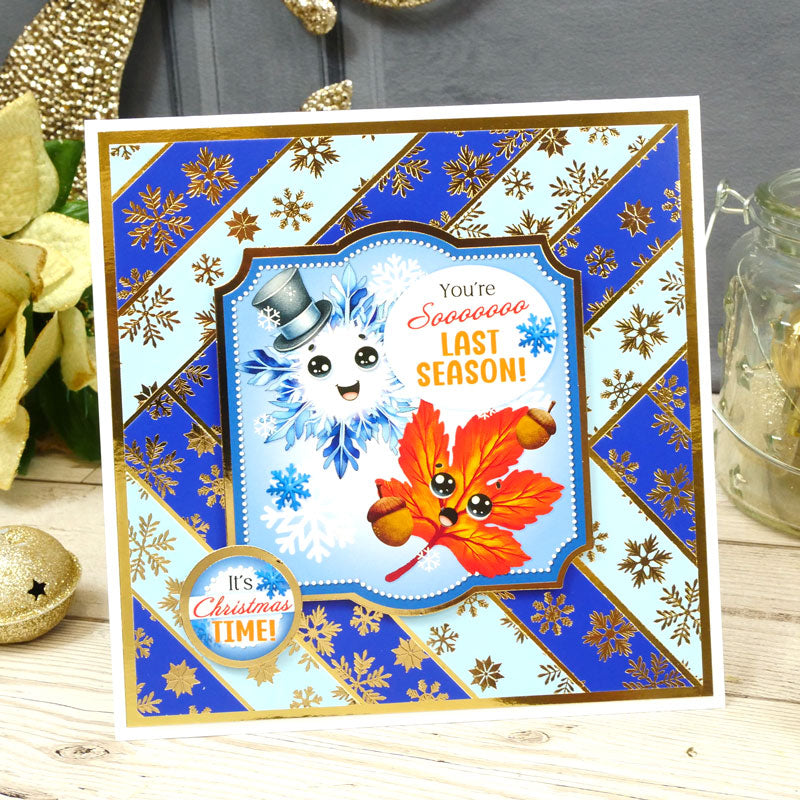 Christmas Crackers Luxury Card Toppers Kit-5