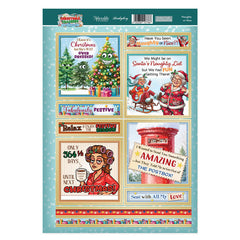 Christmas Crackers Topper Sheet - Naughty or Nice-1