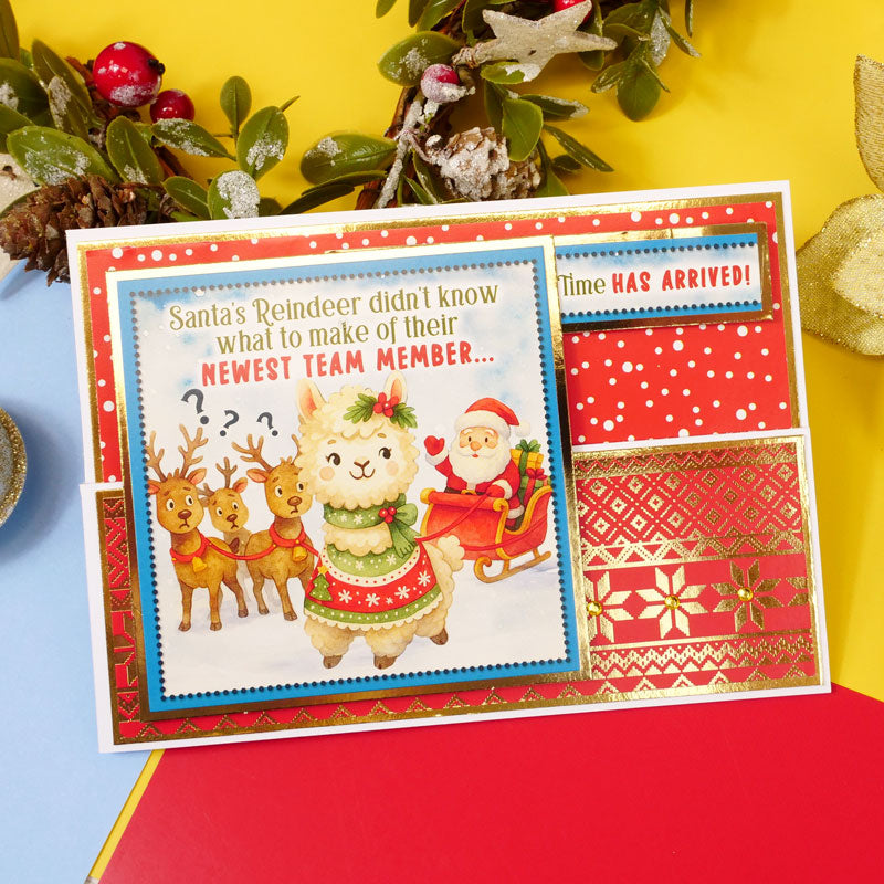Christmas Crackers Topper Sheet - Santa Season-2