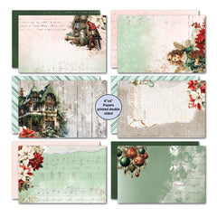 3Quarter Designs Pack de Cartes Magie de Noël 6x4-4