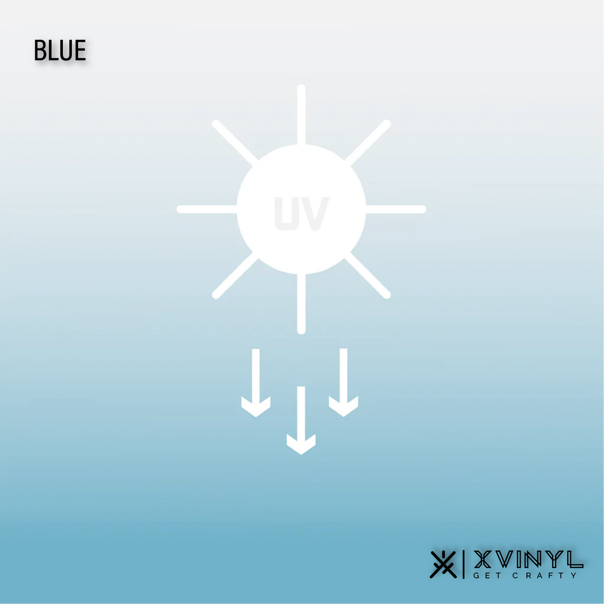 XVinyl Light Sensitive Heat Transfer Vinyl - Color-Changing Fun for Cotton, Polyester, Blends-3