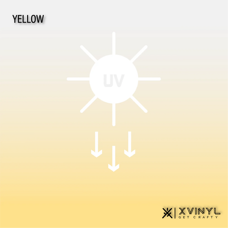 XVinyl Light Sensitive Heat Transfer Vinyl - Color-Changing Fun for Cotton, Polyester, Blends-1