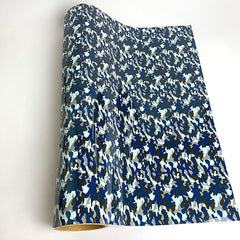 XVinyl HTV Camo Blue Pattern-1