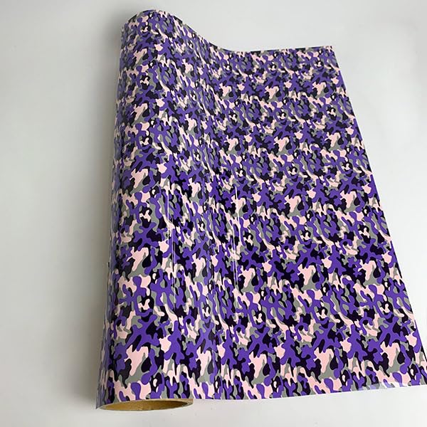 XVinyl HTV Camo Purple Pattern-1