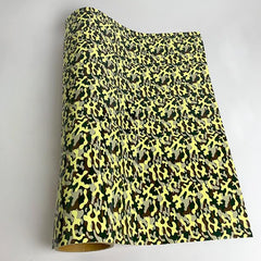 XVinyl HTV Camo Yellow Pattern-1