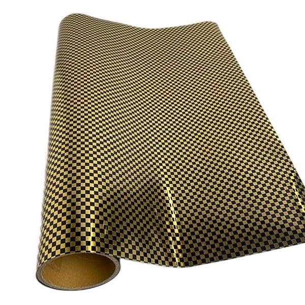XVinyl HTV Chess Gold Black Pattern-1