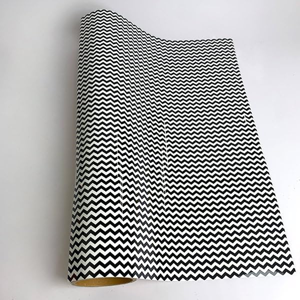 XVinyl HTV Zigzag Black Pattern-1