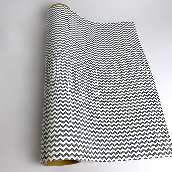 XVinyl HTV Zigzag Silver Pattern-1